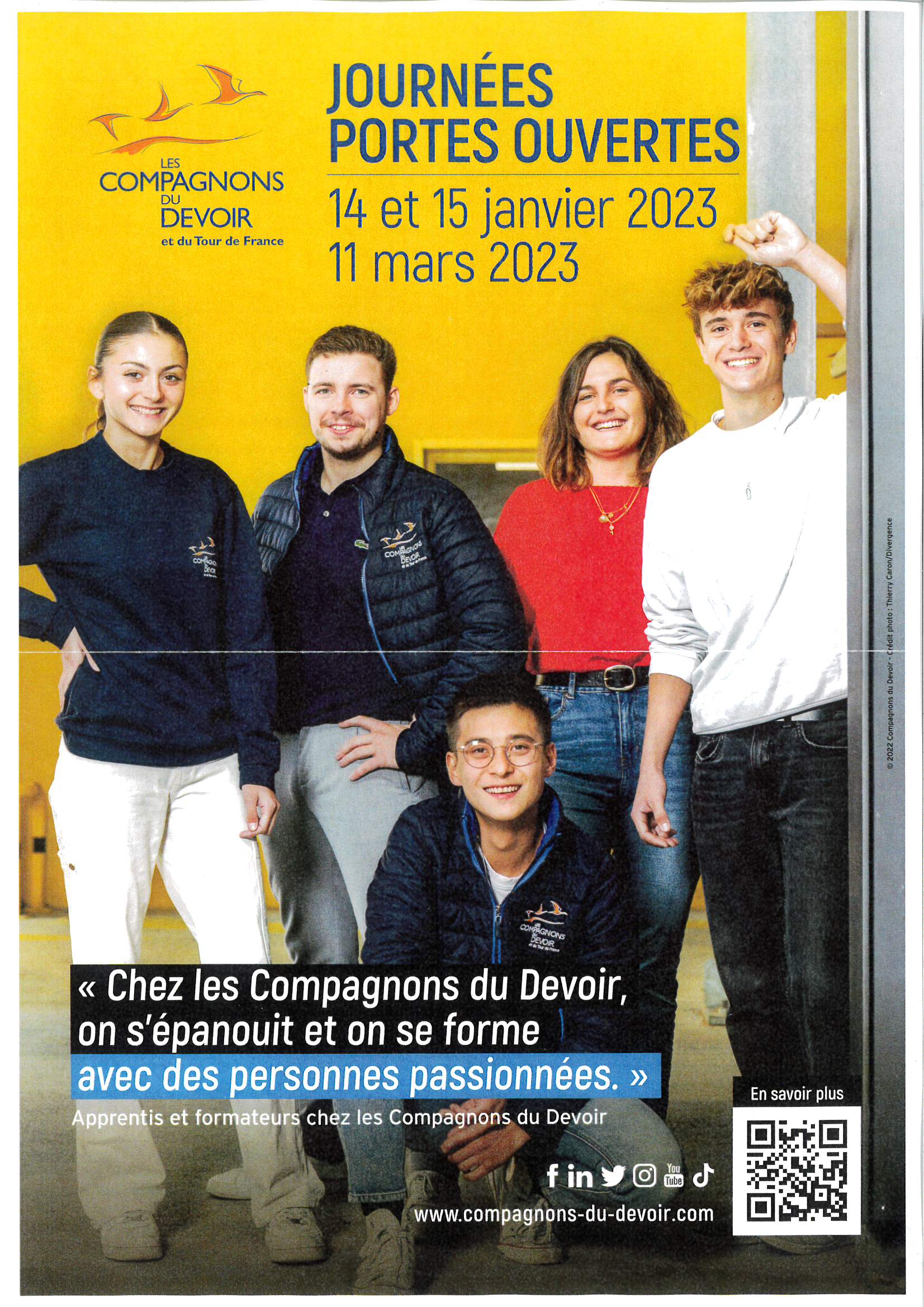 JOURNÉES PORTES OUVERTES COMPAGNONS DU DEVOIR